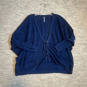 Free People Slouchy Oversized Cardigan